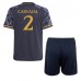 Real Madrid Daniel Carvajal #2 Dětské Oblečení Venkovní Dres 2023-24 Krátkým Rukávem (+ trenýrky)